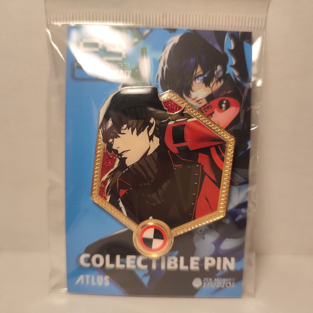 Persona 3 Shinjiro Aragaki All Out Attack Enamel Pin Official Atlus Collectible